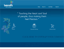 Tablet Screenshot of bizcraft.co.in